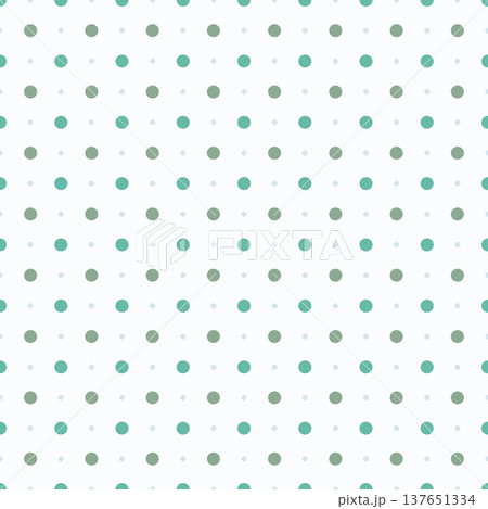 ナチュラル　グリーンドット 137651334