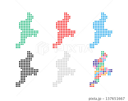 ドット絵の地図＿三重県＿丸ドット-02 137651667