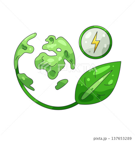 Illustration of Green energy 137653289