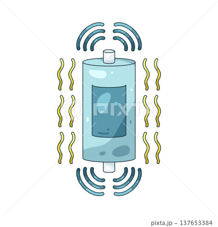 Illustration of battery sensor 137653384