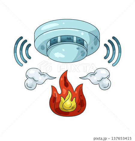 Illustration of flame sensor 137653415