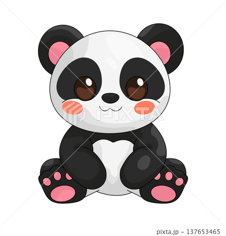 Illustration of panda Illustration of panda 137653465