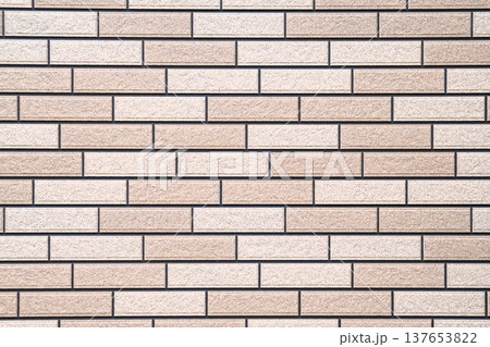 レンガ調高級感清潔感のある張壁ベージュ系4 137653822