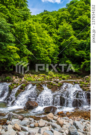 新緑のせせらぎ街道「平滝」《岐阜県 高山市 清見町》 新緑のせせらぎ街道「平滝」《岐阜県 高山市 清見町》 137654102