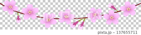 Cherry blossom line, single strand, pink Cherry blossom line, single strand, pink 137655711