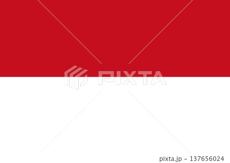 Monaco vector flag in official colors and 3:2 aspect ratio. Monaco vector flag in official colors and 3:2 aspect ratio. 137656024