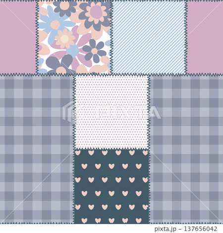 patchwork seamless pattern patchwork seamless pattern 137656042