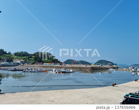 It is an island village with a port. It is an island village with a port. 137656066