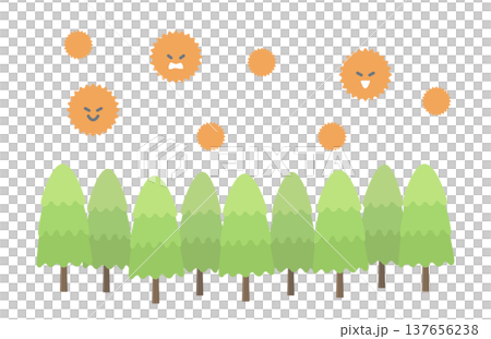 花粉飄散 137656238