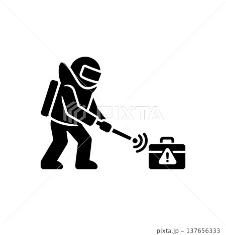 Bomb Squad Hazard Disposal Icon 137656333