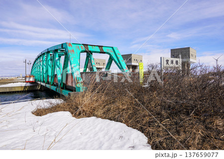 石狩放水路の望洋橋 石狩放水路の望洋橋 137659077
