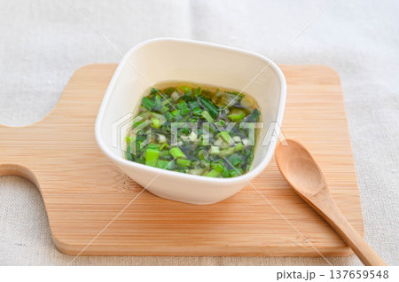 手作りのねぎ塩だれ 手作りのねぎ塩だれ 137659548