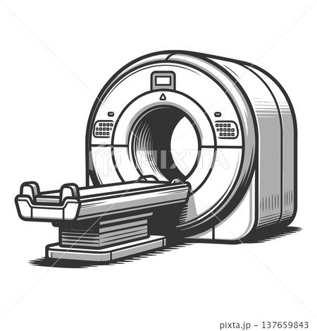 MRI Scanner Medical Imaging Machine raster 137659843
