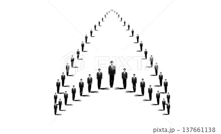 Business arrow symbol leadership direction concept Business arrow symbol leadership direction concept 137661138
