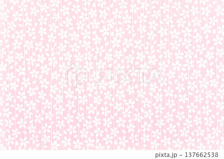 画面いっぱいの桜の花びら 137662538