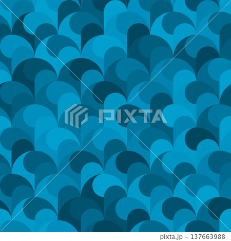 Abstract denim blue seamless pattern color background vector illustration 137663988