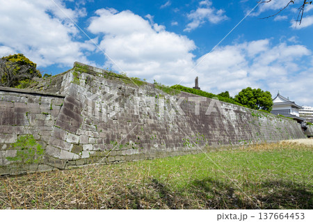 鶴丸城跡 御楼門と石橋（鹿児島市） 137664453