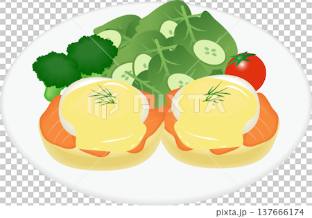 鮭魚班尼迪克蛋 137666174