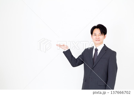 スーツを着たミドル男性ビジネスマン スーツを着たミドル男性ビジネスマン 137666702