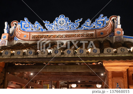 夜の来遠橋（日本橋）, ホイアン, ベトナム 137668055