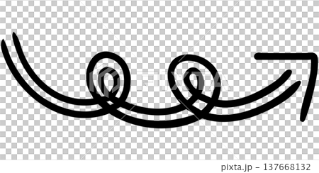 Illustration 11 of a hand-drawn double-lined arrow (black) Illustration 11 of a hand-drawn double-lined arrow (black) 137668132