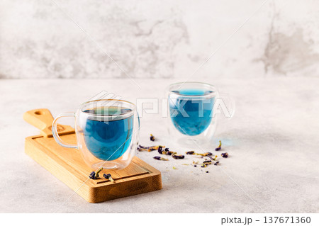 Organic blue tea Anchan. 137671360