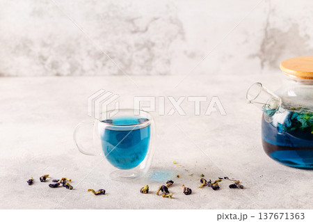Organic blue tea Anchan. 137671363