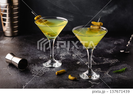 Dill Pickle Martini Vodka. Dill Pickle Martini Vodka. 137671439