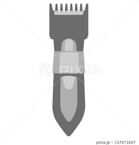 電動バリカンのイラスト 137671687