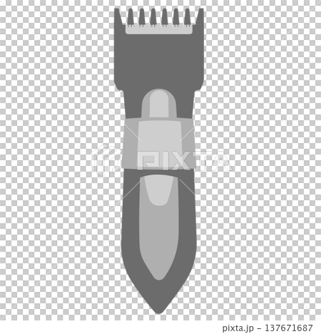 電動バリカンのイラスト 137671687