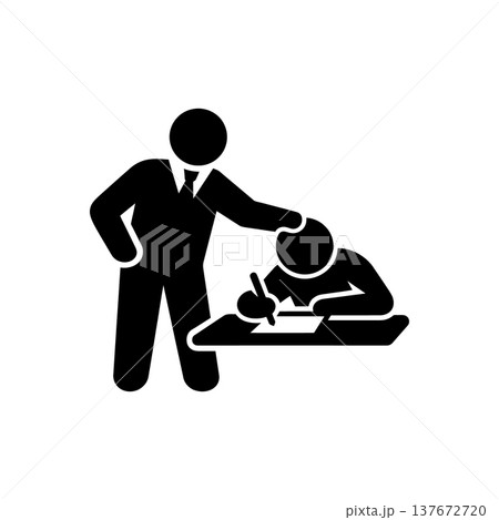 Excessive Micromanagement and Control Iconのイラスト素材 [137672720] - PIXTA