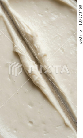 Thick Rich White Hair Repairing Mask Cream Swatch Texture Macro Thick Rich White Hair Repairing Mask Cream Swatch Texture Macro 137673469
