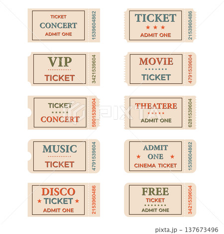 set concert ticket for one person 137673496