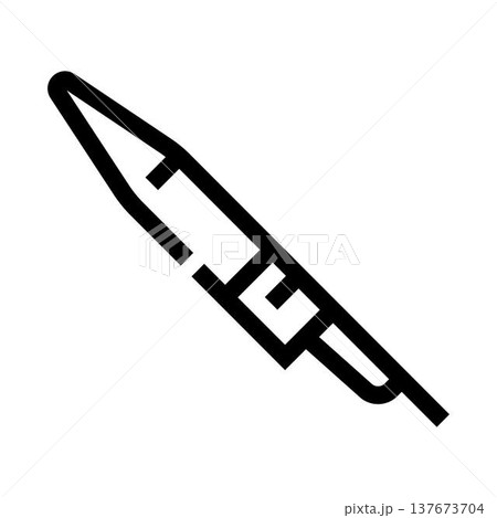 Syringe icon symbolizing health care and medical treatment 137673704