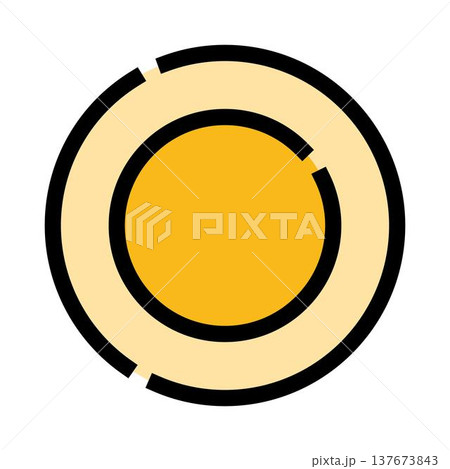Golden coin icon symbolizing wealth and financial growth Golden coin icon symbolizing wealth and financial growth 137673843
