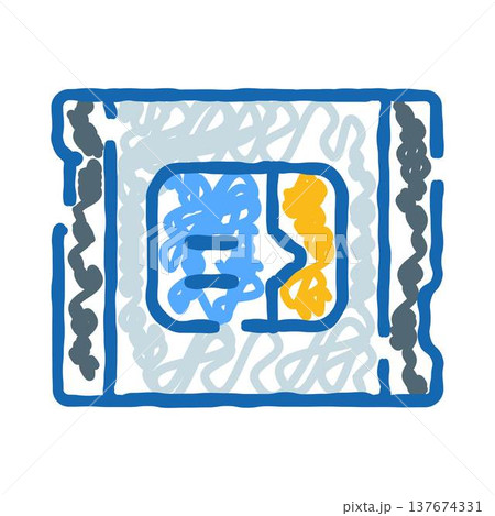 Hand drawn sim card for mobile communication technology Hand drawn sim card for mobile communication technology 137674331