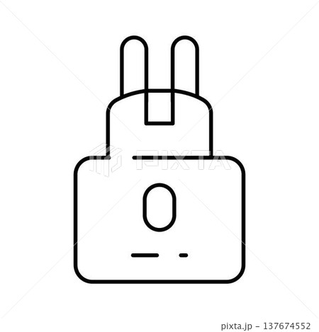 Power plug adapter supplying electricity to electronic devices 137674552