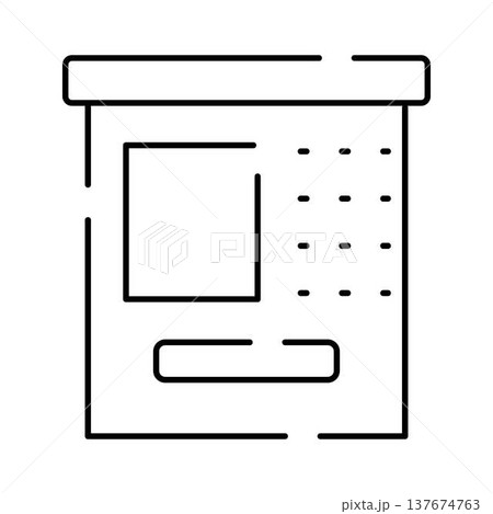 Automated financial teller machine providing banking services 137674763