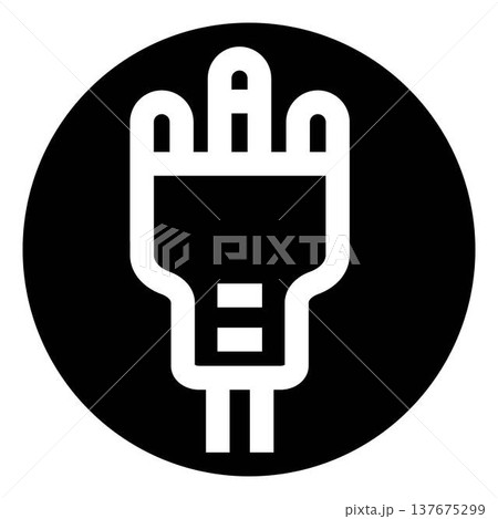 Electrical plug connecting power delivering energy concept 137675299