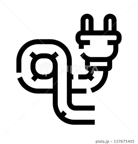 Electrical plug and outlet connection concept icon Electrical plug and outlet connection concept icon 137675405