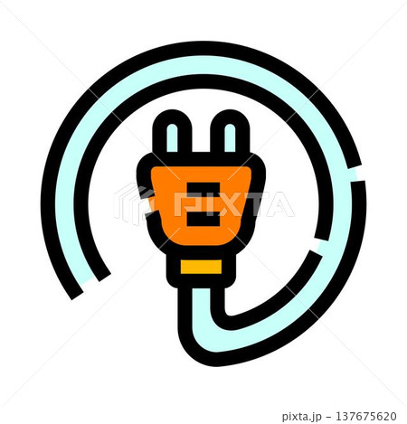 Electric plug connecting power energy charging cable 137675620