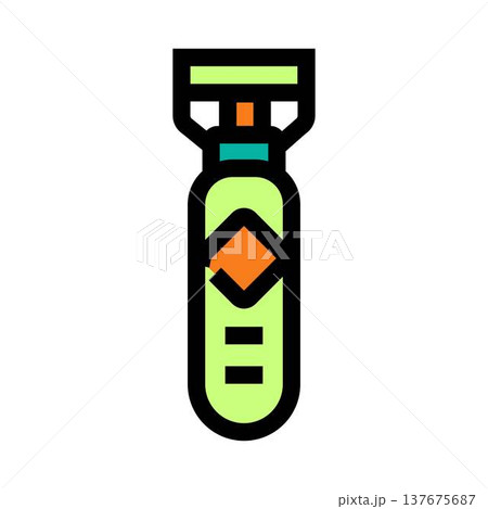 Shaving machine groomer tool icon illustration 137675687