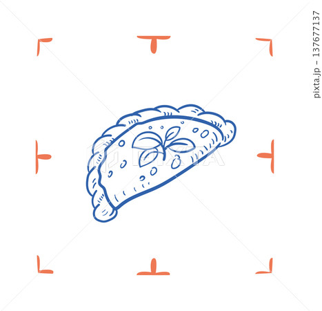 Empanada Hand Drawn Doodle Empanada Hand Drawn Doodle 137677137