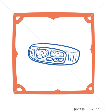 Blue Cheese Italian Food Doodle Blue Cheese Italian Food Doodle 137677139