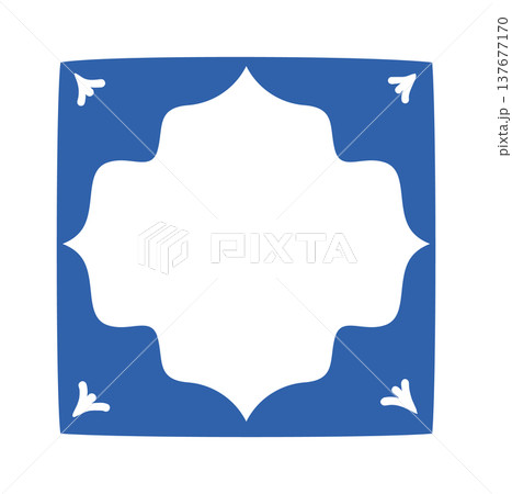 Tile Frame Ornament Classic 137677170