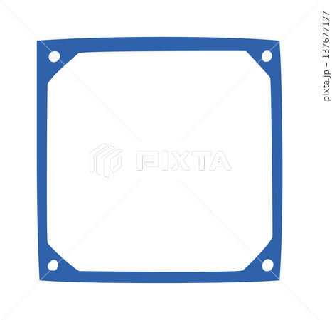 Gasket Square Frame Outline 137677177