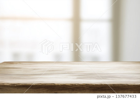 木の床に差し込む窓光 ミニマル室内背景 木の床に差し込む窓光 ミニマル室内背景 137677433