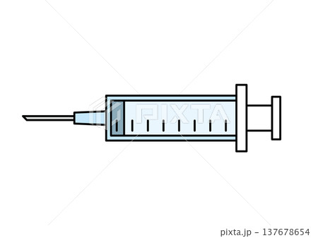 シンプルな注射器 137678654