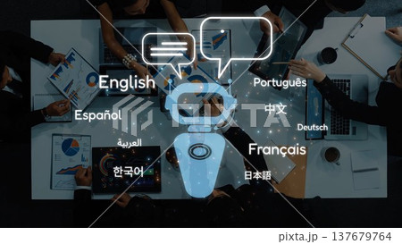 Diverse Multilingual Communication Concepts for Global Collaboration in Business Environments with Graphical Data Representation. Raster 137679764