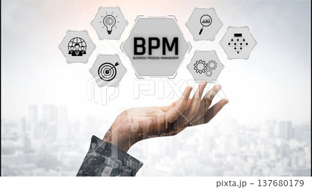 Business Process Management Strategy Concept Marrow 137680179
